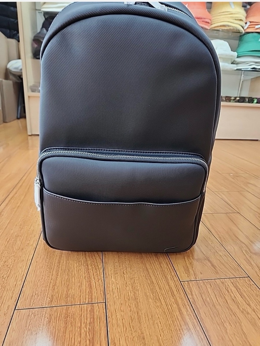 Lacoste Black Classic Backpack